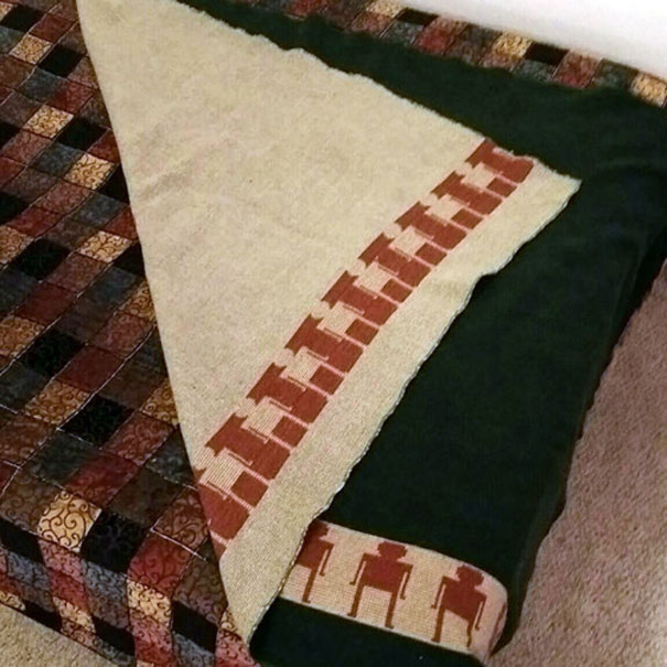 Etsy Wool Blanket Throw Vintage 1970 