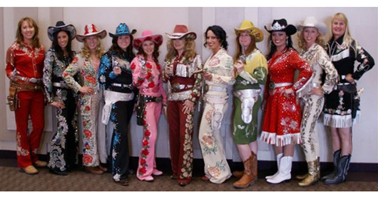 Group photo of the Golden West Cowgirls