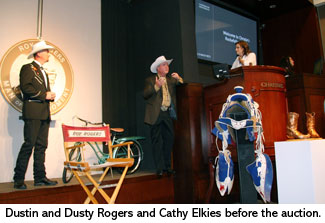 Dustin and Dusty Rogers and Cathy Elkies from Christies