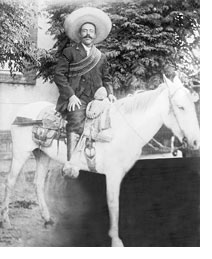 Pancho Villa horseback