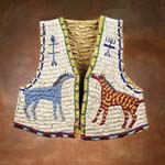 Sioux Child's Pictorial Beaded Vest